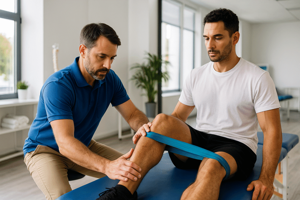 rehabilitacja po urazie kolana