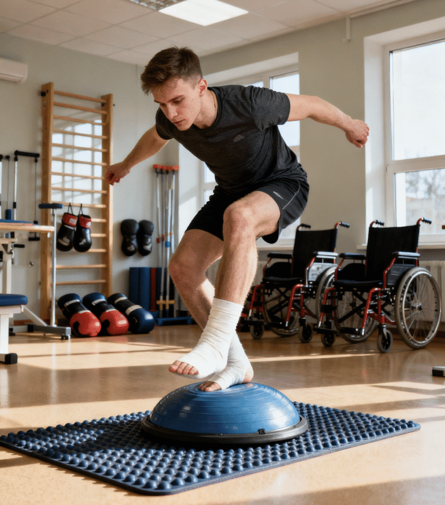 facet na rehabilitacji kostki w purerehab