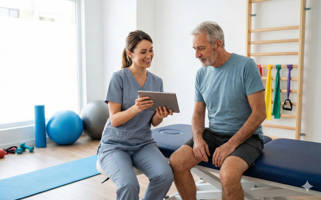 Konsultacja fizjoterapeutyczna dla seniorów - ocena sprawności i dobór ćwiczeń w Pure Rehab