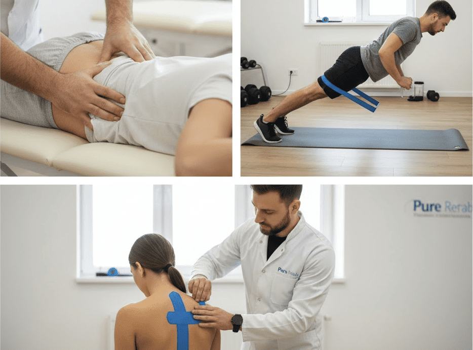 metody rehabilitacji kręgosłupa na różnych pacjentach w purerehab