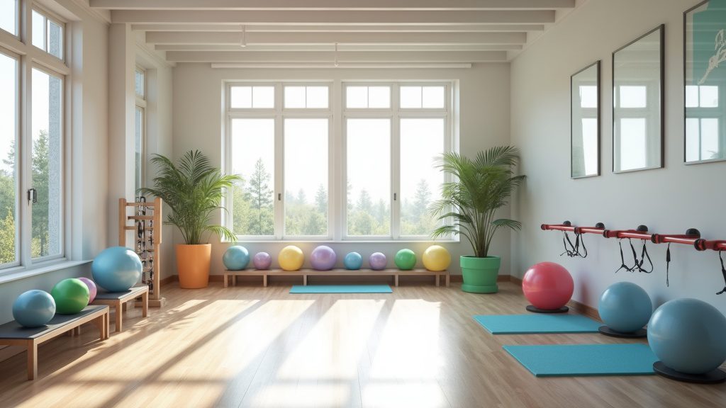 Rehabilitacja Mysiadło – sala rehabilitacyjna Pure Rehab