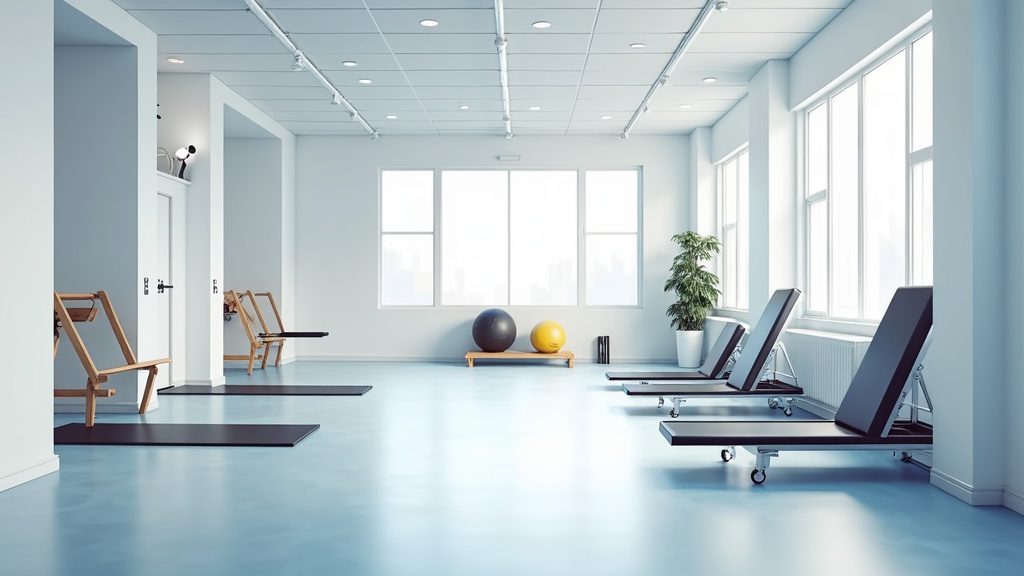 Rehabilitacja Piaseczno – sala rehabilitacyjna Pure Rehab
