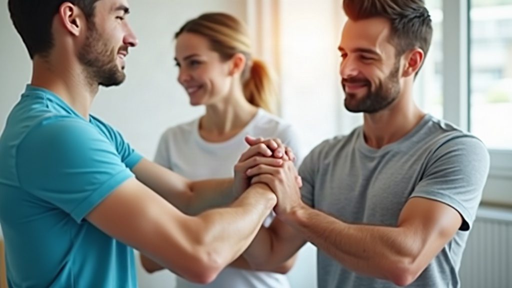 ćwiczenia rehabilitacyjne barku pod okiem fizjoterapeuty – Pure Rehab Nowa Iwiczna