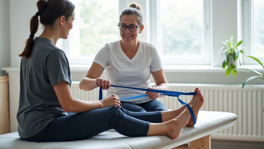 Ćwiczenia rehabilitacyjne na ostrogę piętową